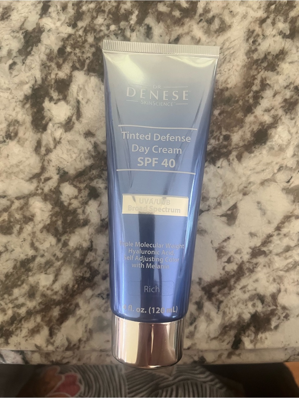 Tinted Defense Day Cream SPF 40 — Rich Tint Blue